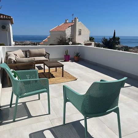 A Terrace With Sea View, 2 Bedrooms Apartment In Benalmádena Kültér fotó