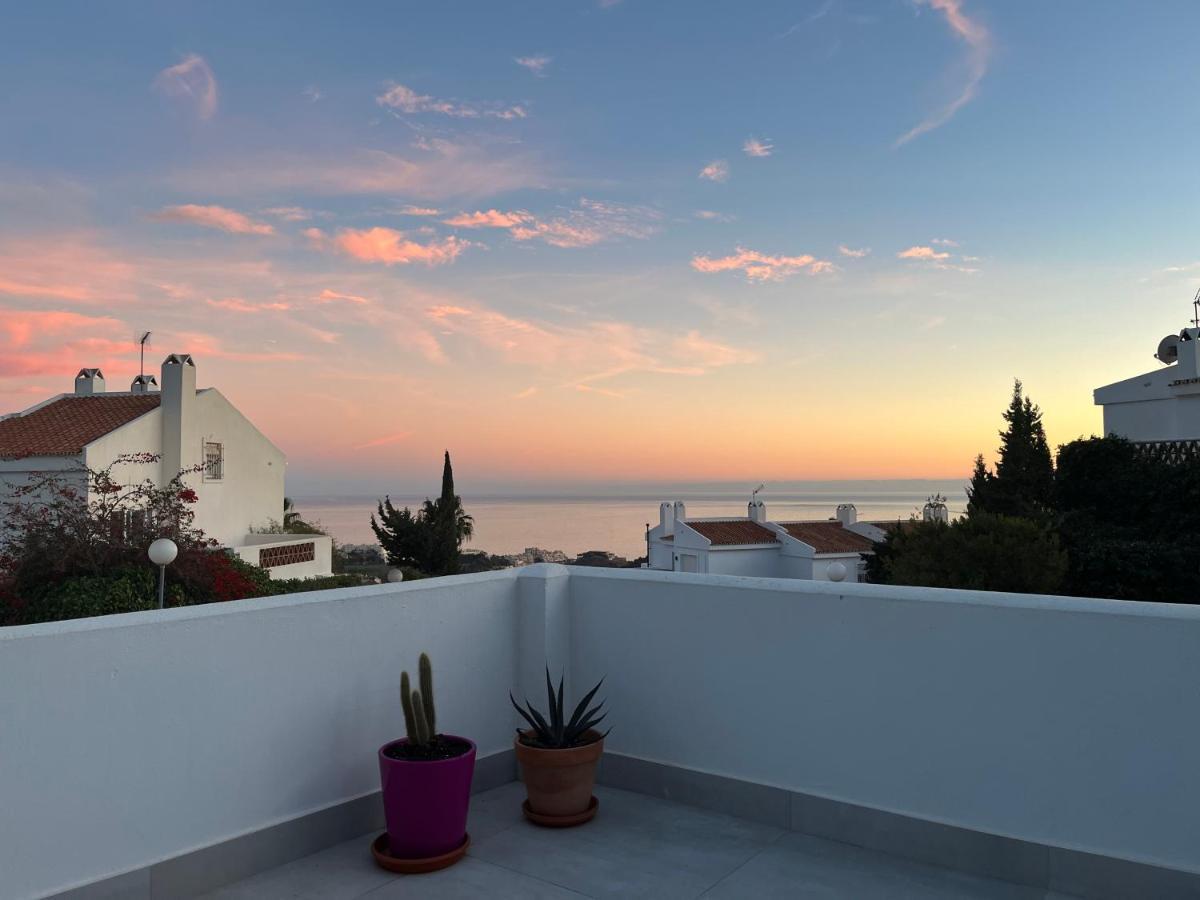 A Terrace With Sea View, 2 Bedrooms Apartment In Benalmádena Kültér fotó