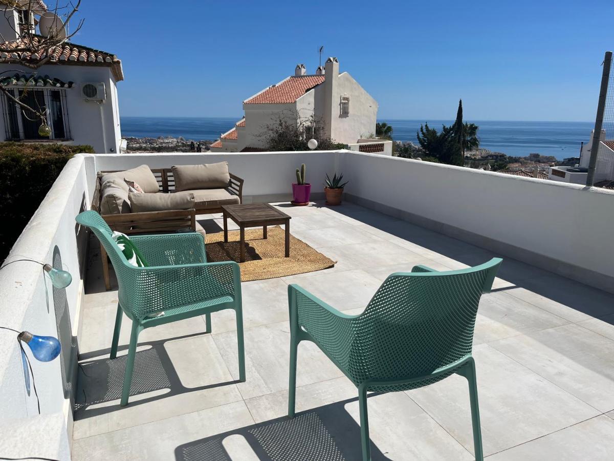 A Terrace With Sea View, 2 Bedrooms Apartment In Benalmádena Kültér fotó